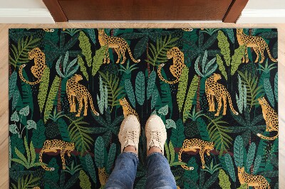 Tapete de entrada Plantas de chita animal