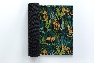 Tapete de entrada Plantas de chita animal