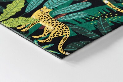 Tapete de entrada Plantas de chita animal