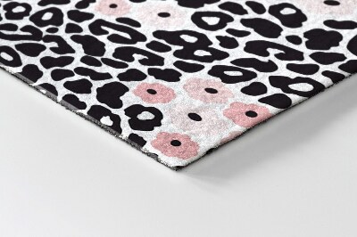 Tapete de entrada Leopardo de abstração