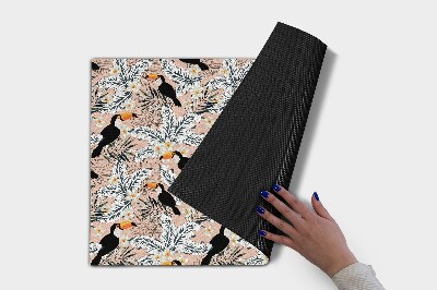 Tapete capacho Plantas para pássaros tucanos