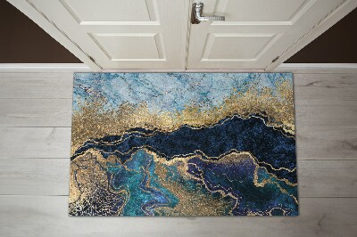 Tapete de entrada Mármore Azul