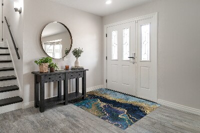 Tapete de entrada Mármore Azul