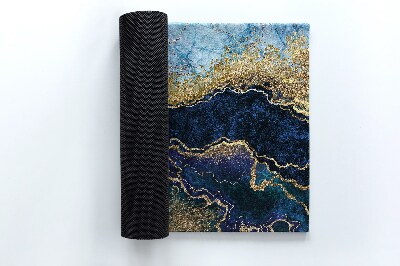 Tapete de entrada Mármore Azul