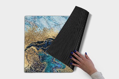 Tapete de entrada Mármore Azul