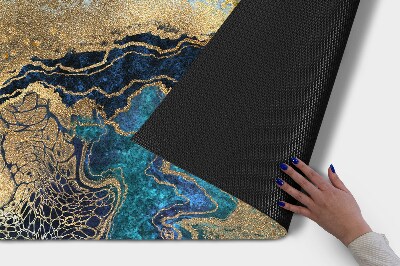 Tapete de entrada Mármore Azul