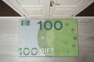 Tapete capacho Nota de euro