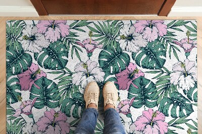 Tapete capacho Folhas de Monstera