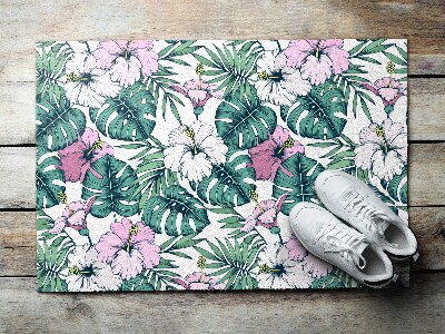 Tapete capacho Folhas de Monstera