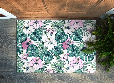 Tapete capacho Folhas de Monstera