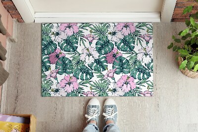 Tapete capacho Folhas de Monstera