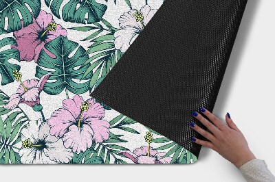 Tapete capacho Folhas de Monstera