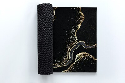 Tapete capacho Mármore preto