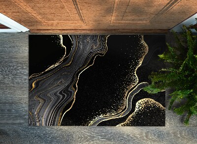 Tapete capacho Mármore preto