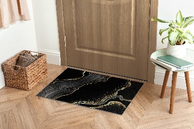 Tapete capacho Mármore preto