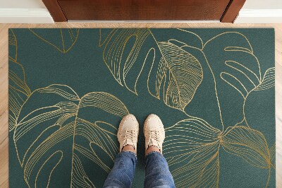 Tapete de entrada Folhas de Monstera