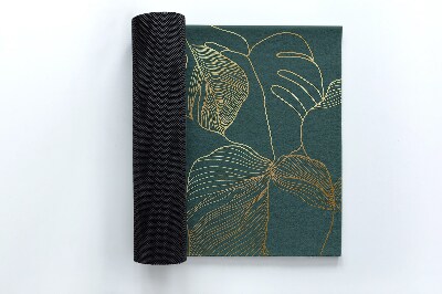 Tapete de entrada Folhas de Monstera