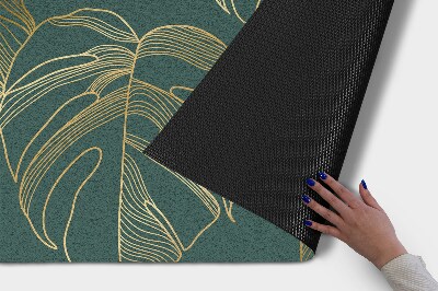 Tapete de entrada Folhas de Monstera