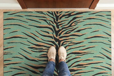 Tapete de entrada Listras de Tigre Abstratas