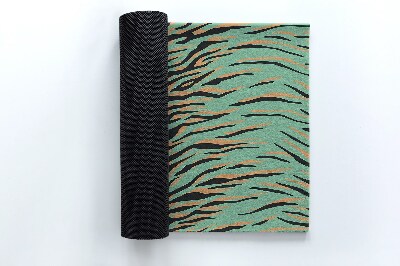 Tapete de entrada Listras de Tigre Abstratas