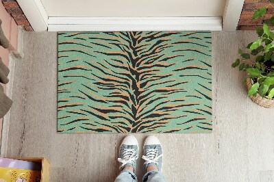 Tapete de entrada Listras de Tigre Abstratas