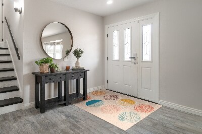 Tapete de entrada Círculos Linhas