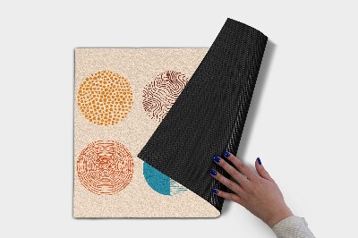 Tapete de entrada Círculos Linhas