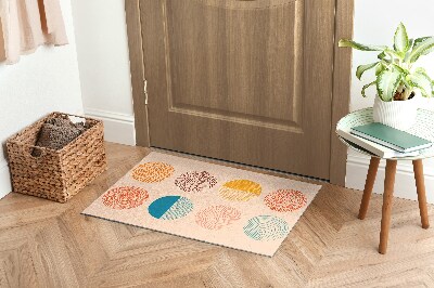 Tapete de entrada Círculos Linhas