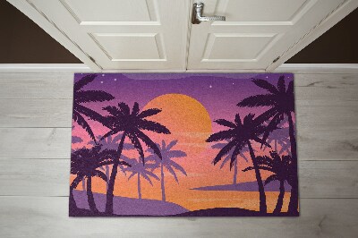 Tapete de entrada Praia tropical