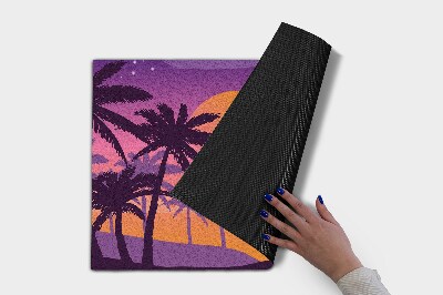 Tapete de entrada Praia tropical