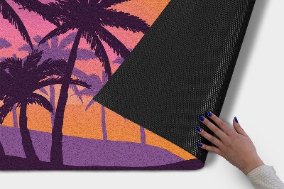 Tapete de entrada Praia tropical