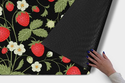 Tapete de entrada Morangos