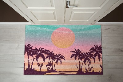 Tapete capacho Praia tropical