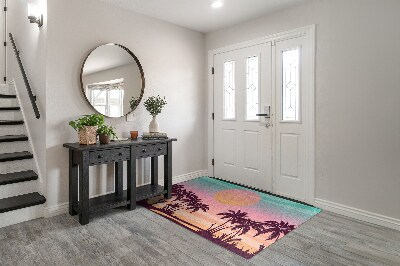 Tapete capacho Praia tropical