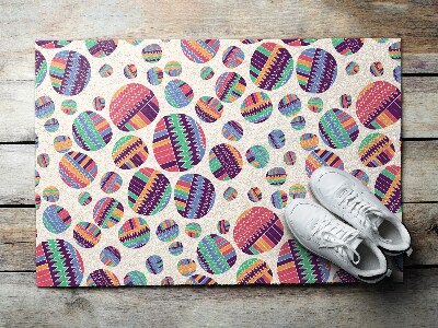 Tapete de entrada Abstração de pontos coloridos