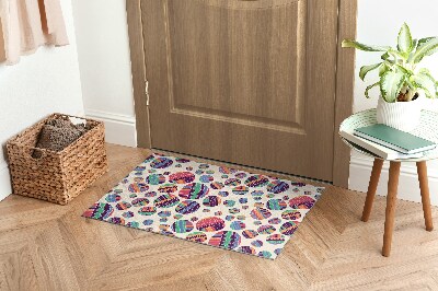 Tapete de entrada Abstração de pontos coloridos