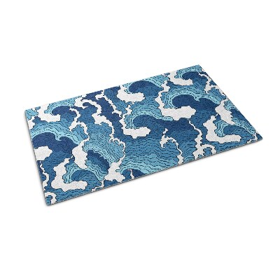 Tapete de entrada Ondas japonesas