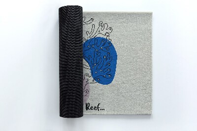 Tapete de entrada Recife de Coral