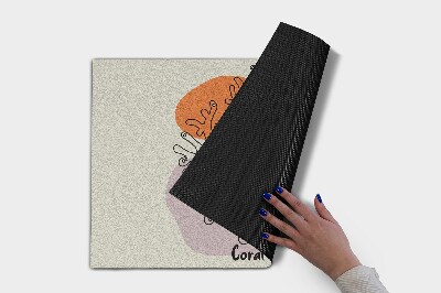 Tapete de entrada Recife de Coral