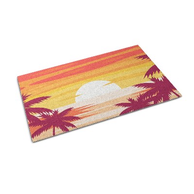 Tapete de entrada Praia tropical