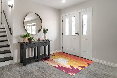 Tapete de entrada Praia tropical