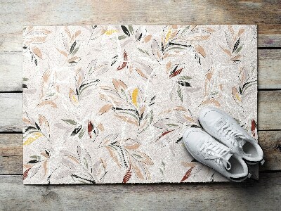 Tapete capacho Abstração de plantas