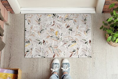 Tapete capacho Abstração de plantas