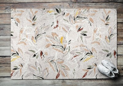 Tapete capacho Abstração de plantas