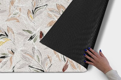 Tapete capacho Abstração de plantas