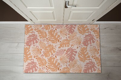 Tapete capacho Padrão de folhas de Monstera