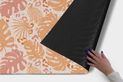 Tapete capacho Padrão de folhas de Monstera