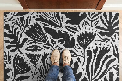 Tapete capacho Abstração de plantas