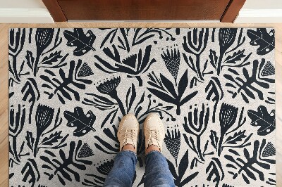 Tapete de entrada Abstração de plantas