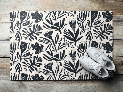 Tapete de entrada Abstração de plantas